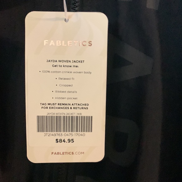 Fabletics zip fitness jacket - Picture 2 of 2